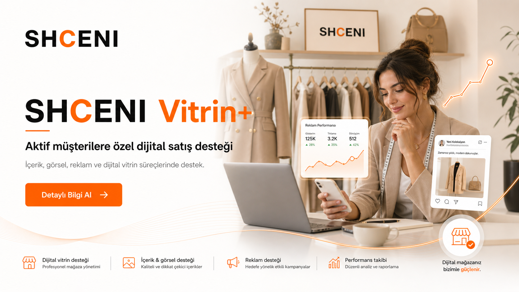 SHCENI Vitrin+ dijital satış destek programı