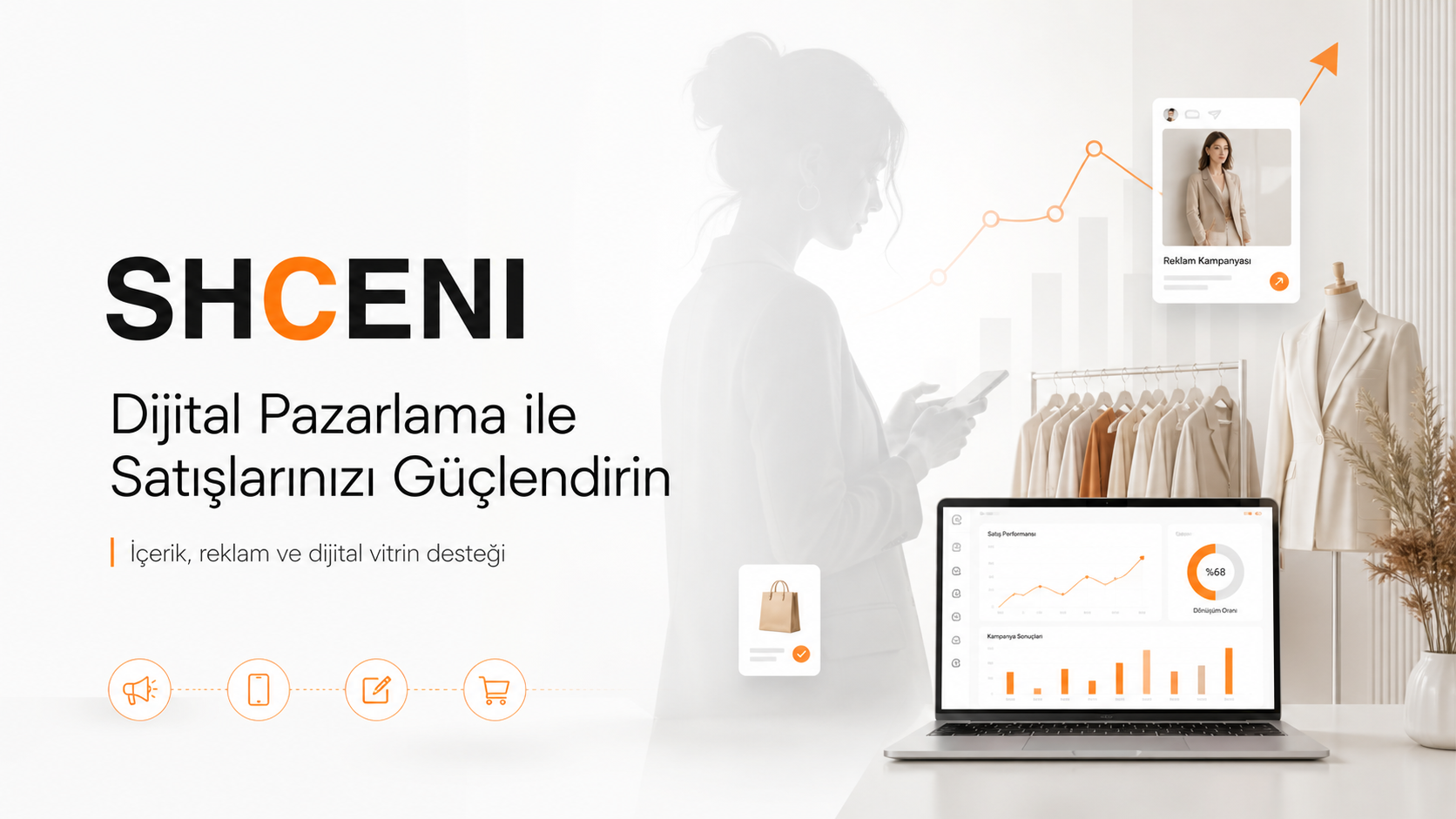 SHCENI Vitrin+ online butik ve dijital satış desteği
